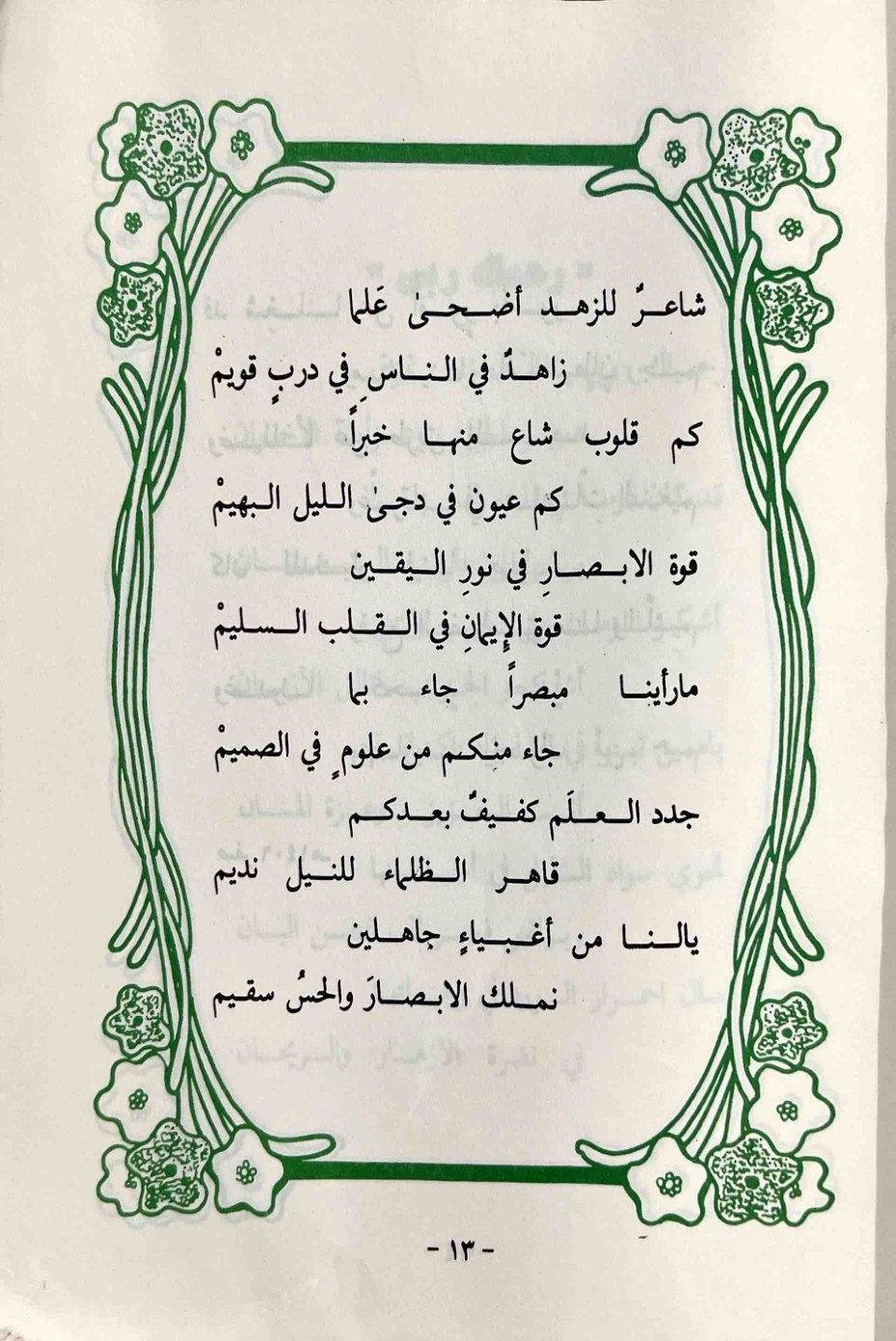 رسالة إلى أبي العلاء المعري — الصفحة المطبوعة 13